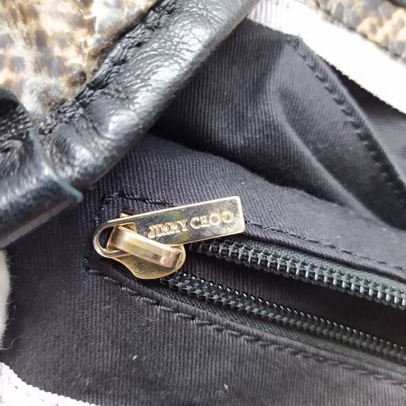 Jimmy Choo Multicolor Leather Double Handles Shoulder Bag